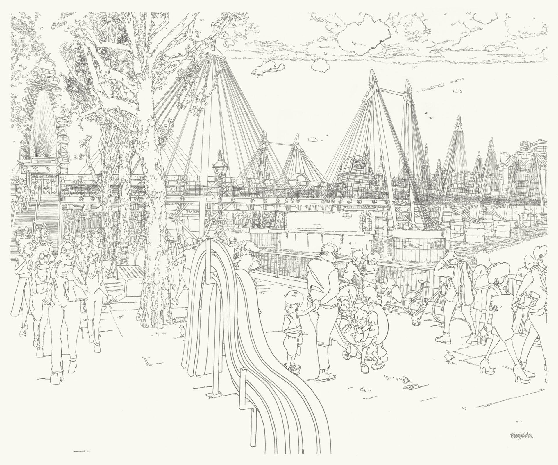 hungerford bridge tommy penton a scaled