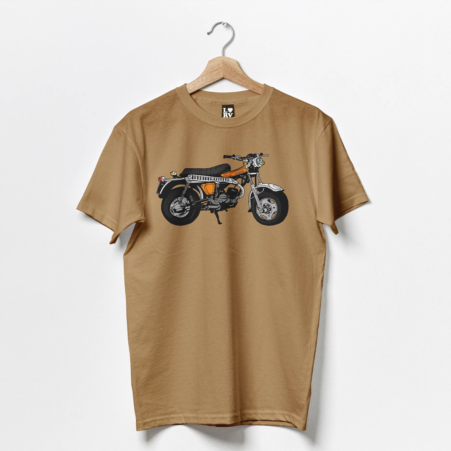 vintage caramel orange bike